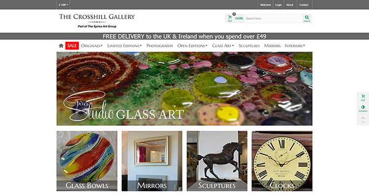 The Crosshill Gallery Website