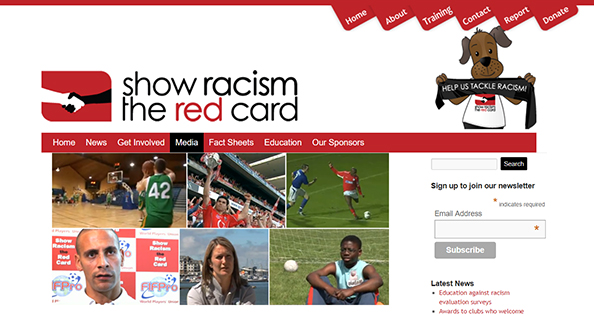 Show Racism The Red Card Website